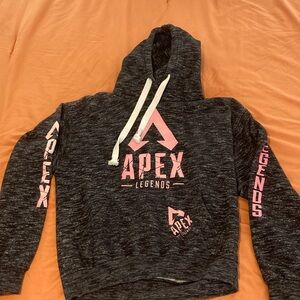 Apex Charcoal and Pink Hoodie
